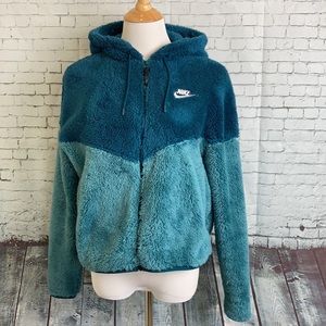 Nike Sportswear Plush Hooded Jacket Size Medium